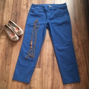 Old Navy Bright Blue Pixie Chinos